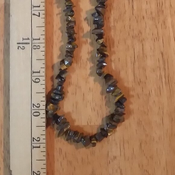Tiger Eye Gemstone Necklace - Picture 2 of 5